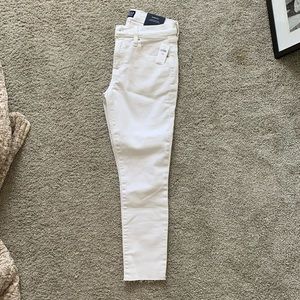 Gap True Skinny Ankle White Jeans